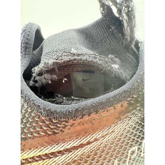 Size 10 Nike Mens Vapor Edge 360 Pro Football Cleats Black Gold A08277-001 - Picture 7 of 9